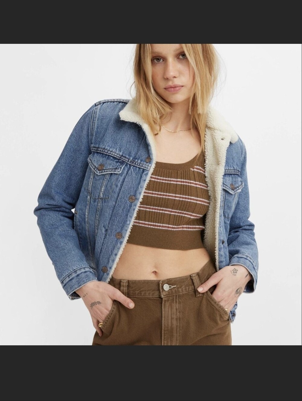 Levi's Original Trucker Jacket Sherpa Lined M